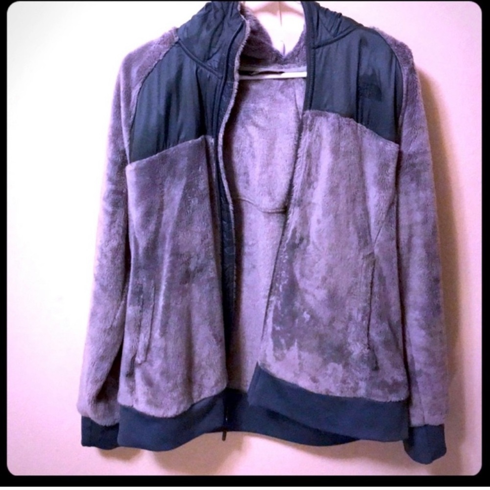 North face fleece jacket nwot sage green